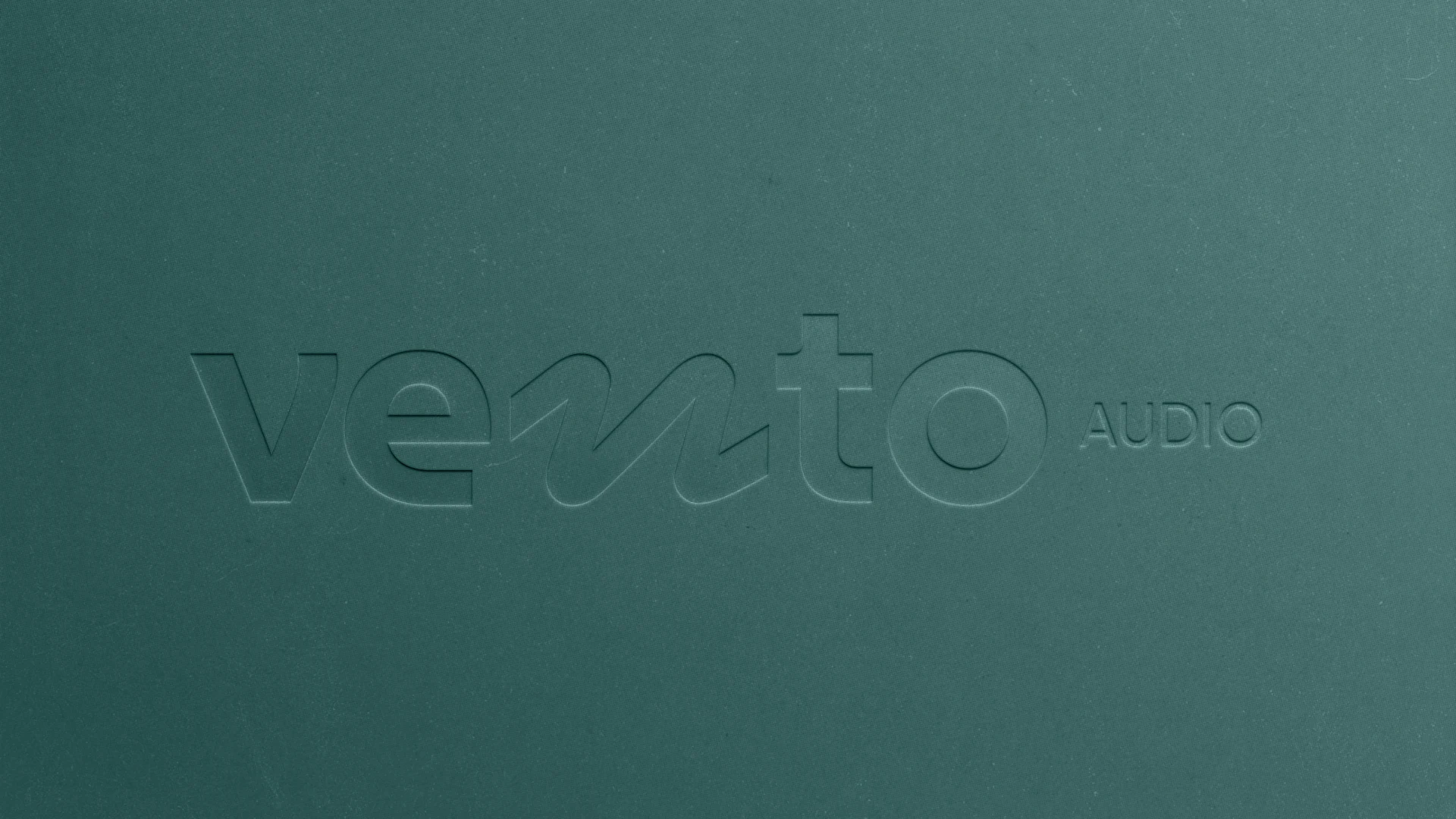 Logo Vento em relevo sobre fundo verde