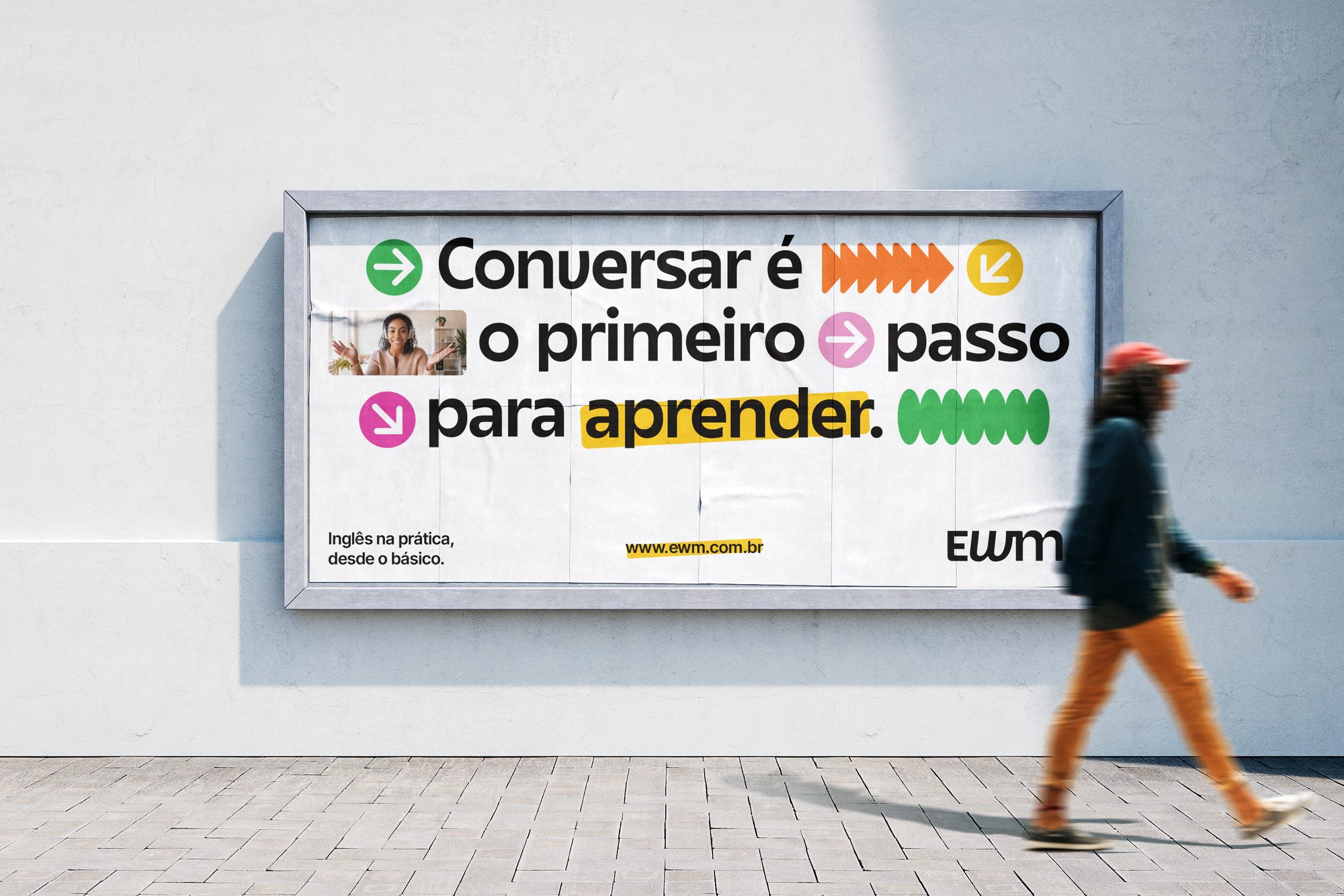 Cartaz de rua da EWM